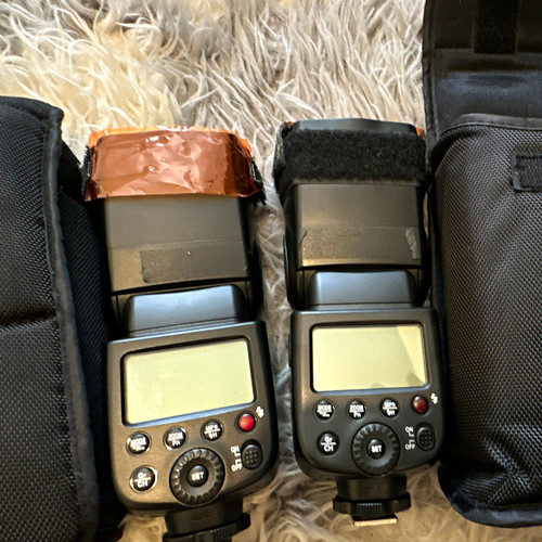 Hot shoe xenon flash gun - 2x,