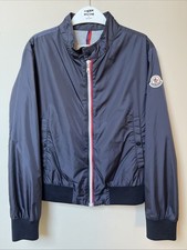 Moncler boys zip up navy rain