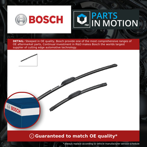 Wiper blades flat - (pair),