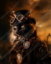 Steampunk Tortie Cat with Top