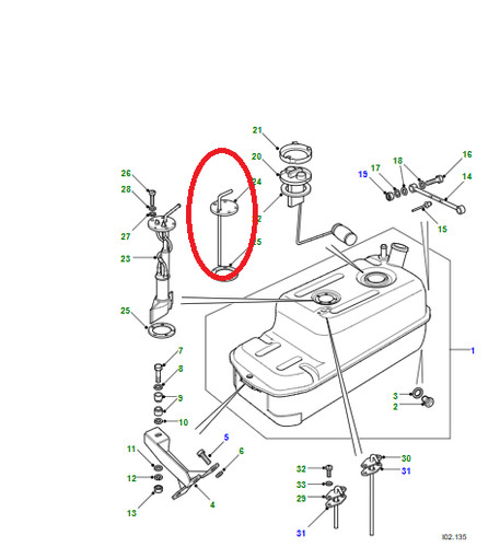 Extra fuel tank feed - extra,
