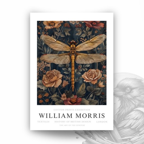 Dragonfly william morris - dragonfly,