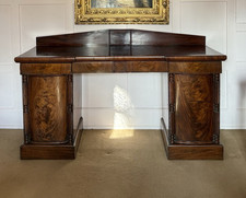 Regency Georgian Pedestal Sideboard 