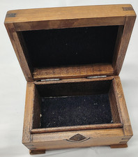 Vintage Carved Mini Treasure Chest