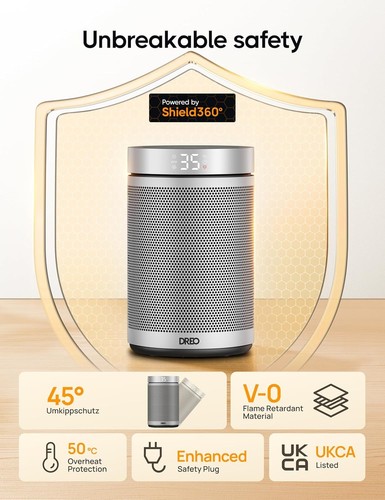 Dreo electric heater 1500w - heater,
