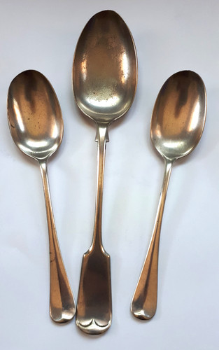 Antique silver plated - 3, x