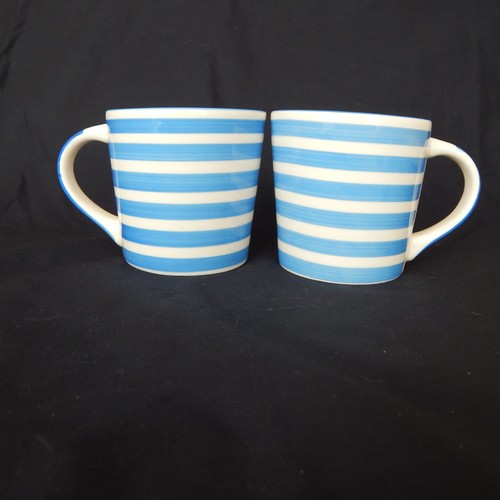 Blue white mugs cornish - 2, &