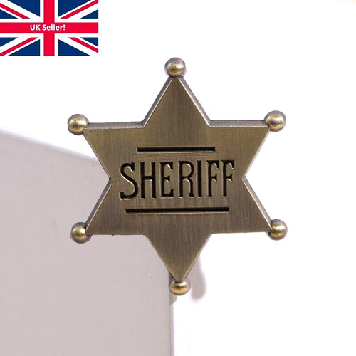 Sheriff enamel pin - sheriff, police
