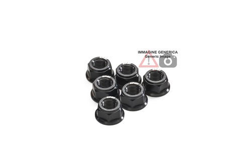 Nuts ring gear m10x1 - m10x1.25, black
