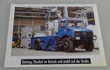 Brochure Mercedes-Benz Unimog 2100/1400/1200 T/1600 status 10/1990