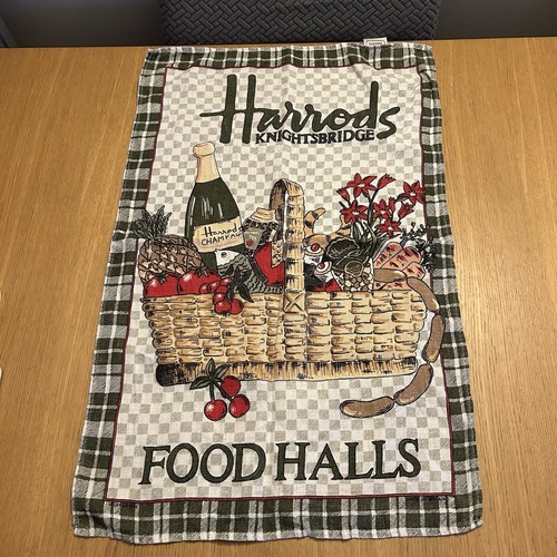 Harrods food halls tea towel - tea,