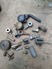 Vintage Motorcycle Colection Of Carburettor Bits Amal Etc As Seen 