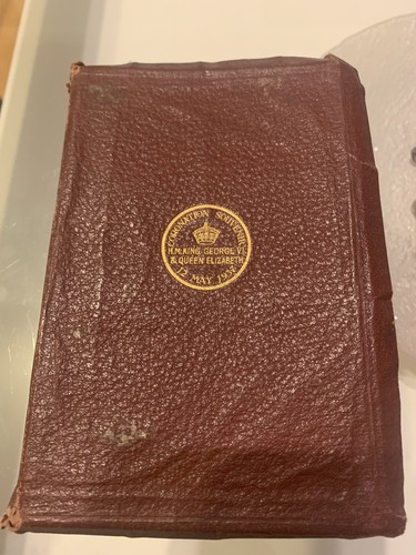 1937 coronation bible - coronation,