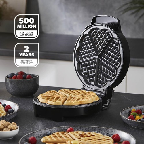 Geepas waffle maker - geepas, heart