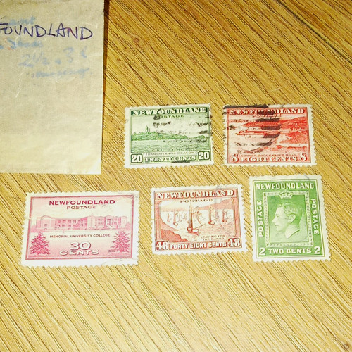 Newfoundland postage stamps - postage,