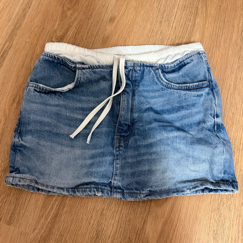 Zara women blue denim - blue, mini