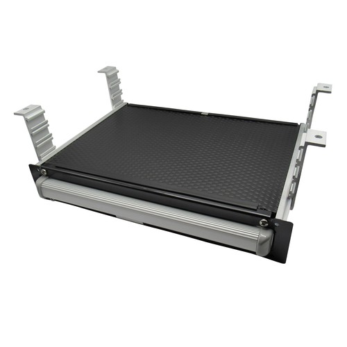 Sliding manual pull out - pull, step