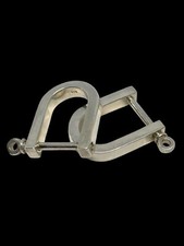 Solid Silver Shirt Shackles by