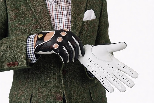 Men leather driving - men, gloves