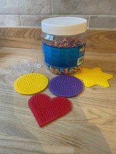 Hama Beads Set With 5 Boards approx 240g / 3000 Beads