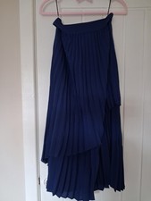 Connection pleated skirt sz - skirt,