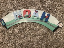 Childs Personalised Layered Door Sign / Wall Plaque / Toy Box Name Plate