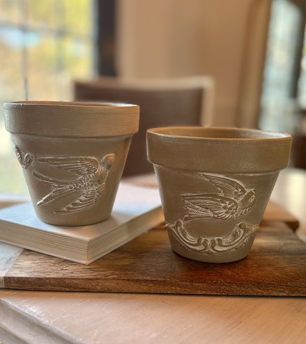 Handcrafted clay bird - handcrafted,