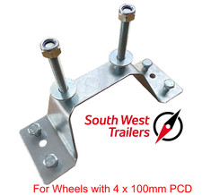 Spare Wheel Trailer Bracket Carrier Holder FARO TEMARED AL-KO KNOTT 100mm PCD
