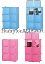 DIY 6 Cube Plastic Wardrobe