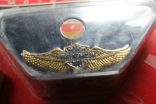 Harley chrome gold - fxr, rear