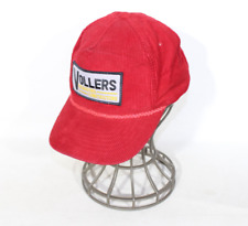 Vollers Excavators Constructors Trucker Hat One Size Corduroy Red Excavating Cap