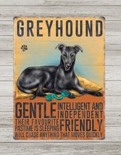 Vintage Greyhound metal sign