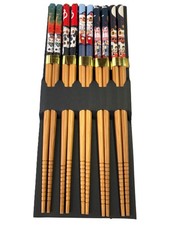 5 Pairs Bamboo Chopsticks Set