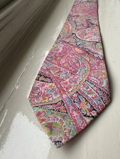 Beautiful Vintage Liberty Paisley Pattern Tie MINOR HIDDEN IMPERFECTIONS 