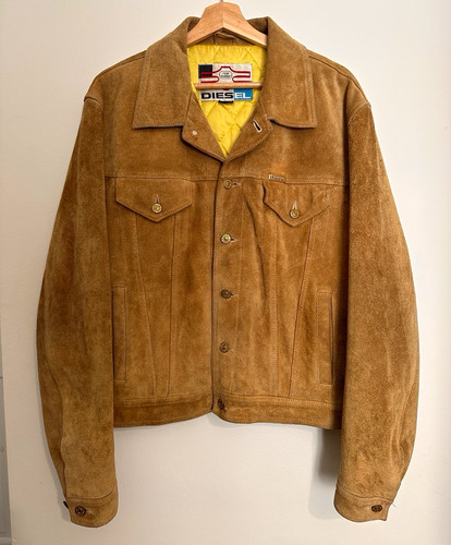 Vintage diesel men suede - vintage,