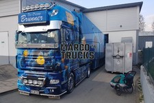 Truck Photo DAF XF Box Trailer Germany Blue The Oceans Brummer #g5if