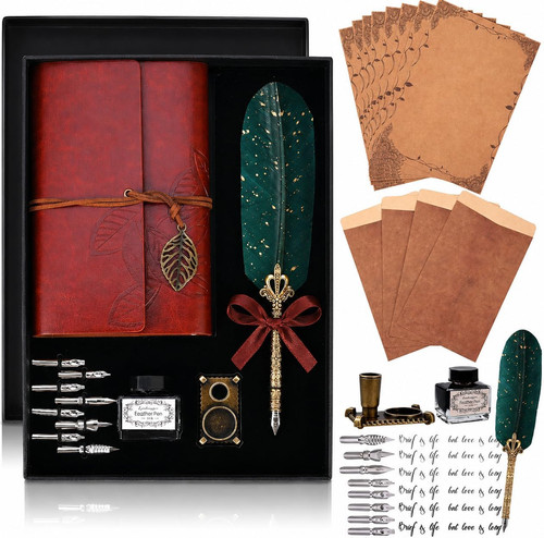 Quill pen and ink set - pen, with