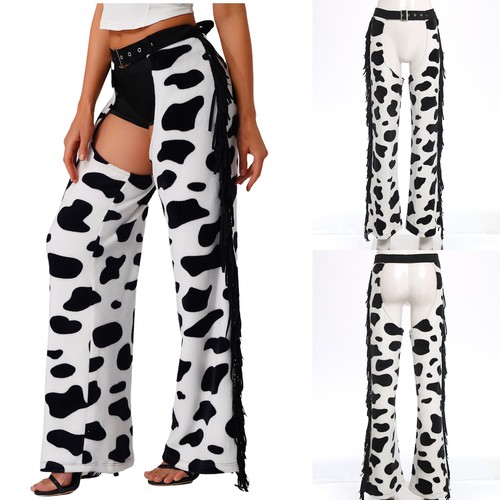 Womens cowboy chaps cow - chaps,