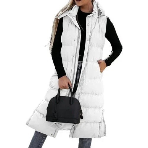 Womens ladies long line hooded - long,