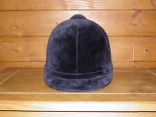Vintage Navy Velvet Charles Owen Deep Crown Show Hat - Size 51cm 'BS 6473 1984'