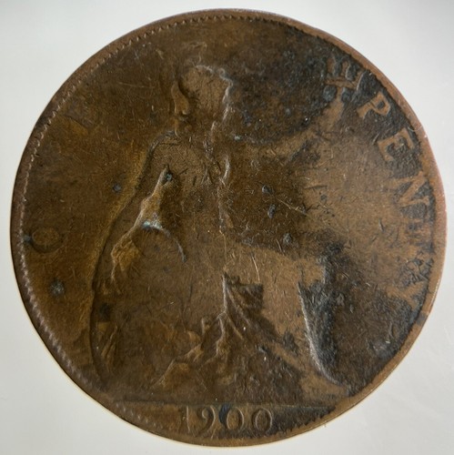 1900 victoria one penny - victoria, |
