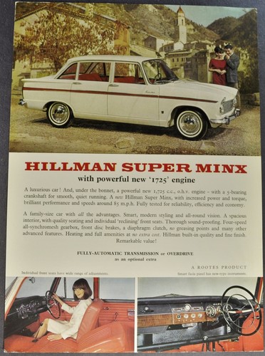 1966 hillman super minx - super,