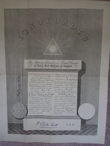 Freemasons 1933 royal - 1933, arch