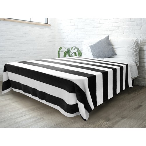 Black and white - white, striped