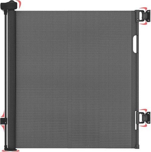 Black adjustable retractable - adjustable,