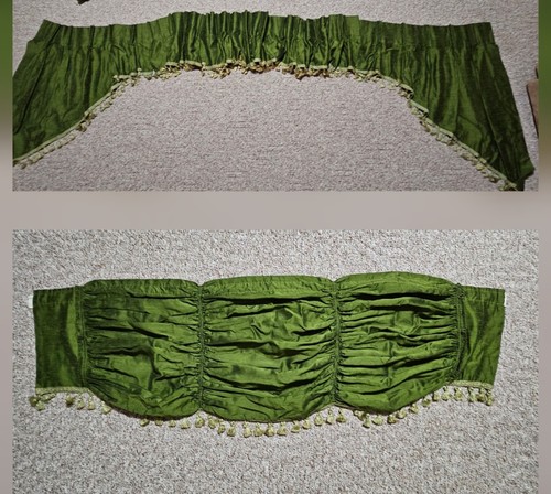 Vintage olive green tassel - olive,