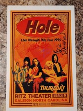 HOLE BAND SIGNED POSTER PRINT
