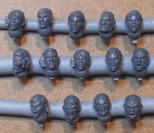 Kill Team Imperial Navy Breachers - 14 x Bare Heads (a) Bits Bitz  Warhammer 40K