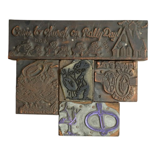 Lot vintage letterpress - lot,