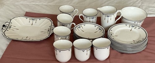 Vintage 1930 shelley geometric - vintage,